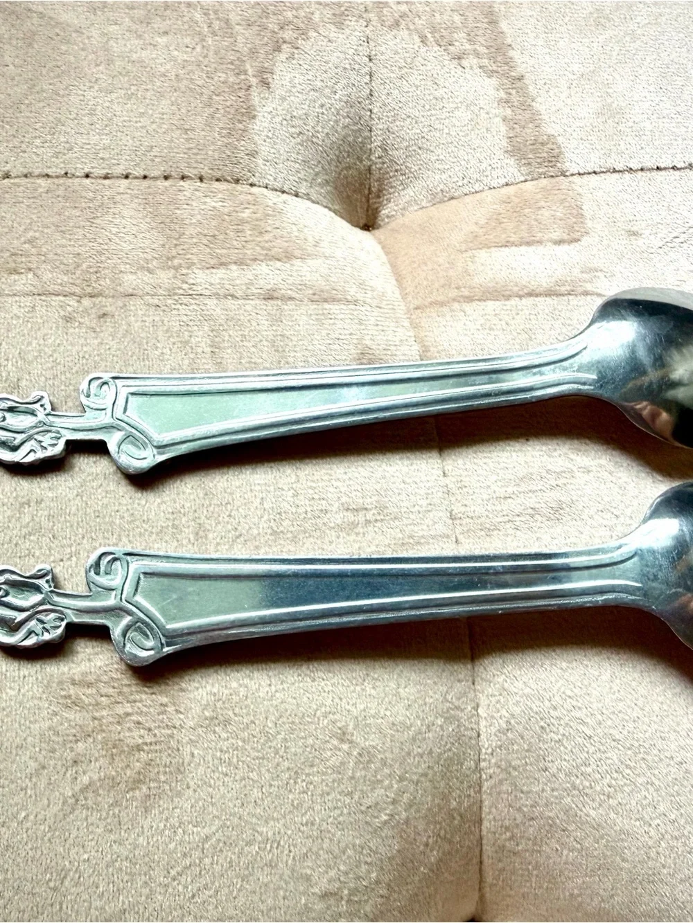Vintage Nestle Quik Stainless Steel Spoons set of 2